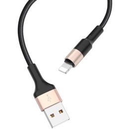 Кабель USB Apple Lightning Hoco X26 TPU 1м Черный