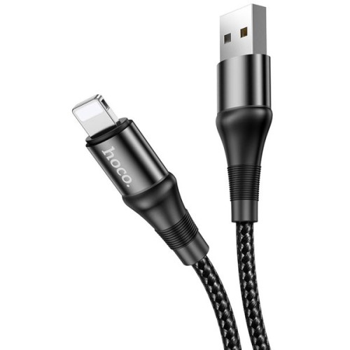 Кабель USB Apple Lightning Hoco X50 1м Черный