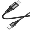 Кабель USB Apple Lightning Hoco X50 1м Черный