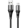 Кабель USB Apple Lightning Hoco X50 1м Черный