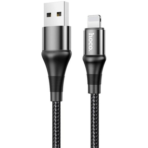 Кабель USB Apple Lightning Hoco X50 1м Черный