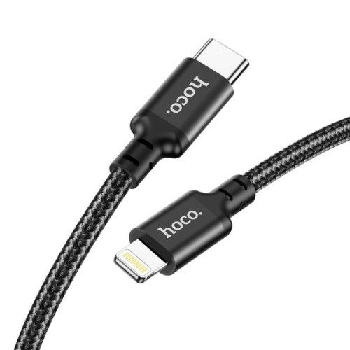Кабель Type-C Lightning Hoco X14 PD20W 2м Черный