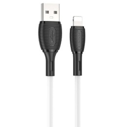 Кабель USB Apple Lightning Borofone BX86 1м Белый