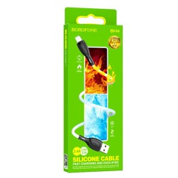 Кабель USB Apple Lightning Borofone BX86 1м Белый