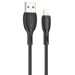 Кабель USB Apple Lightning Borofone BX86 1м Черный