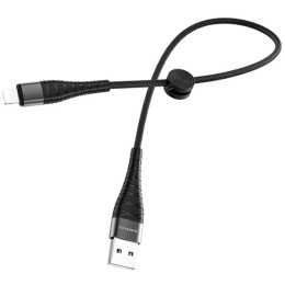 Кабель USB для Apple Lightning Borofone BX32 0.25м Черный