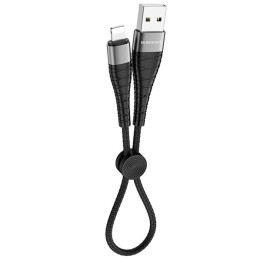 Кабель USB для Apple Lightning Borofone BX32 0.25м Черный