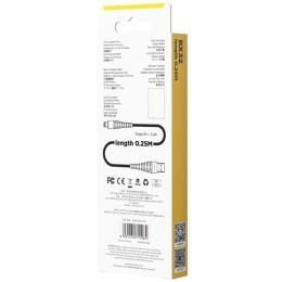 Кабель USB для Apple Lightning Borofone BX32 0.25м Черный