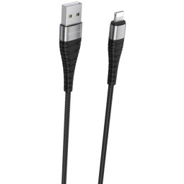 Кабель USB для Apple Lightning Borofone BX32 1м Черный