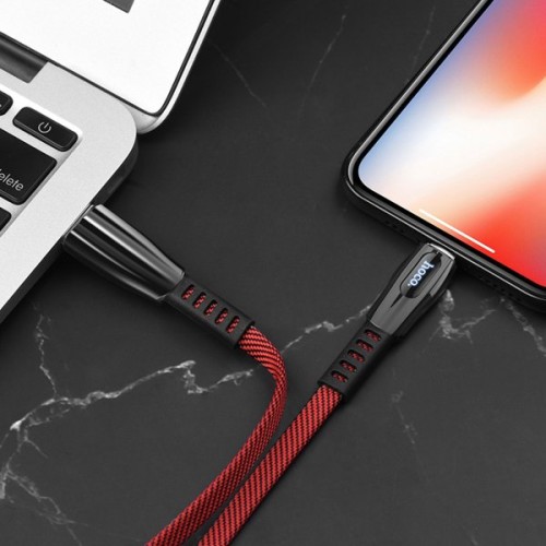 Кабель USB для Apple Lightning Hoco U70 1.2м Красный