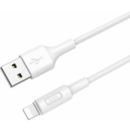 Кабель USB для Apple Lightning Hoco X25 1м Белый