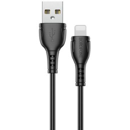 Кабель USB Apple Lightning Borofone BX51 TPU 1м Черный
