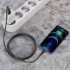 Кабель USB Apple Lightning Borofone BX51 TPU 1м Черный
