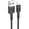 Кабель USB Apple Lightning Hoco X83 TPU 1м Черный
