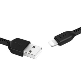 Кабель USB для Apple Lightning Hoco X20 TPU 3м Черный