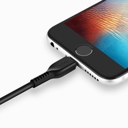 Кабель USB для Apple Lightning Hoco X20 TPU 3м Черный