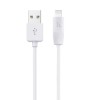 Кабель USB для Apple Lightning Hoco X1 TPU 1м Белый