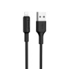 Кабель USB для Apple Lightning Hoco X25 TPU 1м Черный