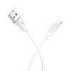 Кабель USB для Apple Lightning Borofone BX19 TPU 1м Белый