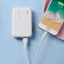 Кабель USB для Apple Lightning Borofone BX18 TPU 1м Белый
