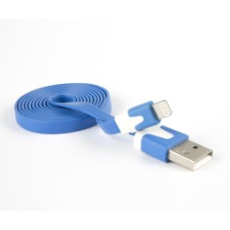 Кабель USB для Apple Lightning Red Line Lite 1м Синий