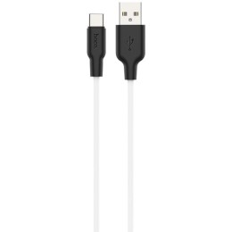 Кабель USB MicroUSB Hoco X21 Plus 2м Белый