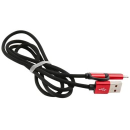 Кабель USB MicroUSB Red Line LX01 с адаптером Lightning 1м Черный