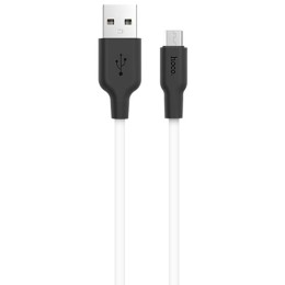 Кабель USB MicroUSB Hoco X21 TPU 1м Белый