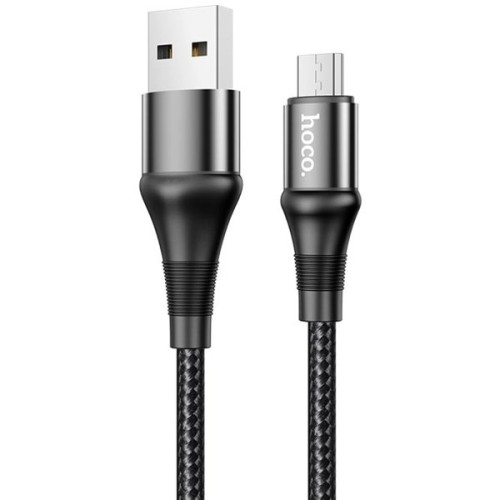 Кабель USB MicroUSB Hoco X50 1м Черный
