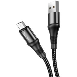 Кабель USB MicroUSB Hoco X50 1м Черный