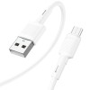 Кабель USB MicroUSB Hoco X83 TPU 1м Белый