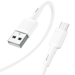 Кабель USB MicroUSB Hoco X83 TPU 1м Белый
