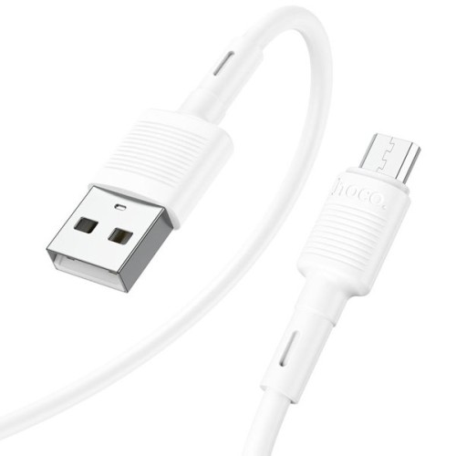 Кабель USB MicroUSB Hoco X83 TPU 1м Белый
