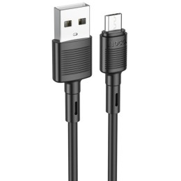 Кабель USB MicroUSB Hoco X83 TPU 1м Черный