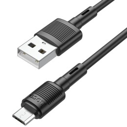 Кабель USB MicroUSB Hoco X83 TPU 1м Черный