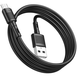 Кабель USB MicroUSB Hoco X83 TPU 1м Черный
