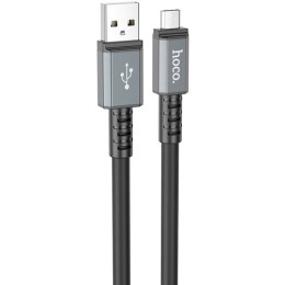 Кабель USB MicroUSB Hoco X85 TPU 1м Черный