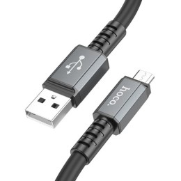 Кабель USB MicroUSB Hoco X85 TPU 1м Черный