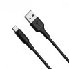Кабель USB MicroUSB Hoco X25 TPU 1м Черный