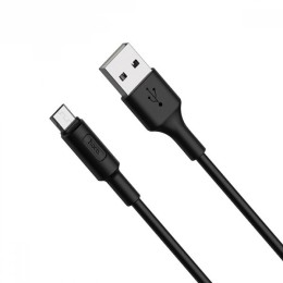 Кабель USB MicroUSB Hoco X25 TPU 1м Черный