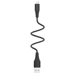 Кабель USB MicroUSB Hoco X32 TPU 1м Черный