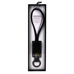 Кабель USB MicroUSB Remax Western 0.32м Черный