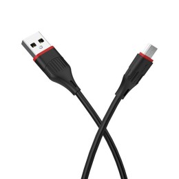 Кабель USB MicroUSB Borofone BX17 TPU 1м Черный
