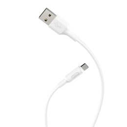 Кабель USB MicroUSB Hoco X25 TPU 1м Белый