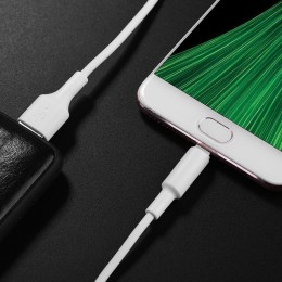Кабель USB MicroUSB Hoco X25 TPU 1м Белый
