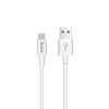 Кабель USB MicroUSB Hoco X23 TPU 1м Белый