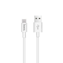 Кабель USB MicroUSB Hoco X23 TPU 1м Белый