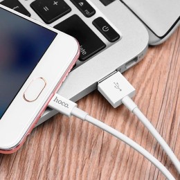 Кабель USB MicroUSB Hoco X23 TPU 1м Белый