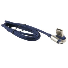 Кабель USB MicroUSB Red Line Loop 1м Синий