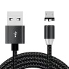 Кабель USB MicroUSB DC Magnetic магнитный Черный